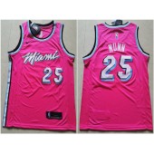 Miami Heat #25 Kendrick Nunn Pink Nike Swingman Jersey