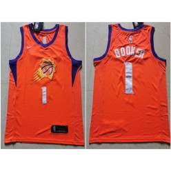 Phoenix Suns #1 Devin Booker Orange Nike Swingman Jersey