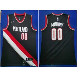 Portland Trail Blazers #0 Damian Lillard Black 2019-20 Nike Swingman Jersey