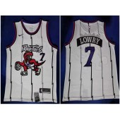 Toronto Raptors #7 Kyle Lowry White Nike Swingman Jersey