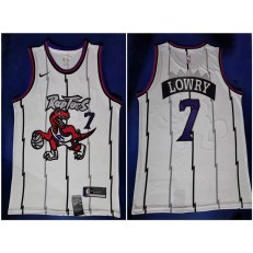 Toronto Raptors #7 Kyle Lowry White Nike Swingman Jersey
