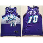 Utah Jazz #10 Mike Conley Purple Nike Swingman Jersey