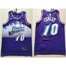Utah Jazz #10 Mike Conley Purple Nike Swingman Jersey