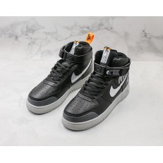 NIKE AIR FORCE 1 HI 07 LV8 BLACK GREY CQ0449-001