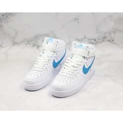 NIKE AIR FORCE 1 HI 07 V8 WHITE PHOTO BLUE AT4141-102