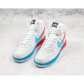 NIKE AIR FORCE 1 HI WHITE BLUE FURY EMBER GLOW CJ0525-100