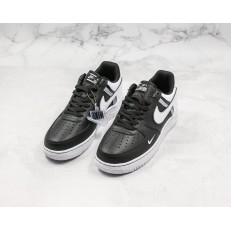 NIKE AIR FORCE 1 LOW 07 LV8 BLACK WHITE CI0061-001