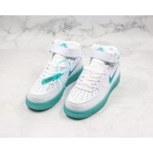 NIKE AIR FORCE 1 MID WHITE BLUE AT3293-609