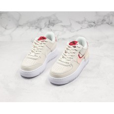 NIKE WMNS AIR FORCE 1 LOW SHADOW WHITE RED CI0919-003