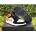 AIR JORDAN 1 MID BLACK WHITE STARFISH ORANGE 554724-058