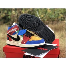 BLUE THE GREAT x AIR JORDAN 1 MID FEARLESS CU2805-100