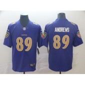 Baltimore Ravens #89 Mark Andrews Purple Color Rush Limited Nike NFL Men Jersey