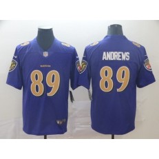 Baltimore Ravens #89 Mark Andrews Purple Color Rush Limited Nike NFL Men Jersey