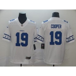 Dallas Cowboys #19 Amari Cooper White Team Logos Fashion Vapor Limited Nike NFL Men Jersey