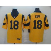 Los Angeles Rams #18 Cooper Kupp Gold Color Rush Limited Nike NFL Men Jersey