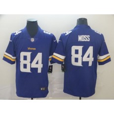 Minnesota Vikings #84 Randy Moss Purple Vapor Untouchable Limited Nike NFL Men Jersey