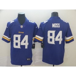 Minnesota Vikings #84 Randy Moss Purple Vapor Untouchable Limited Nike NFL Men Jersey