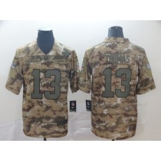 New Orleans Saints #13 Michael Thomas 2018 Camo Salute To Service Limited Nike NFL Men Jersey