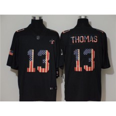 New Orleans Saints #13 Michael Thomas 2019 Black Salute To Service USA Flag Fashion Limited Nike NFL Men Jersey