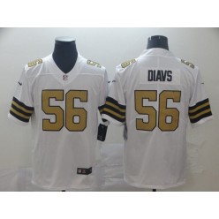 New Orleans Saints #56 DeMario Davis White Color Rush Limited Nike NFL Men Jersey