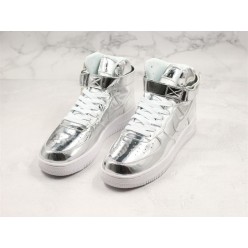 NIKE AIR FORCE 1 HI METALLIC CHROME