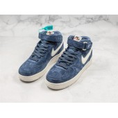 NIKE AIR FORCE 1 MID 07 3M NAVY WHITE AA1118-007