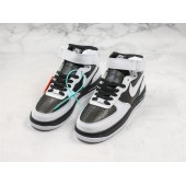 NIKE AIR FORCE 1 MID 07 PANDA BLACK WHITE AQ3776-991