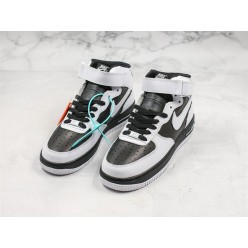 NIKE AIR FORCE 1 MID 07 PANDA BLACK WHITE AQ3776-991