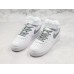 NIKE AIR FORCE 1 MID 07 WHITE SILVER REFLECTIVE LIGHT 366731-606