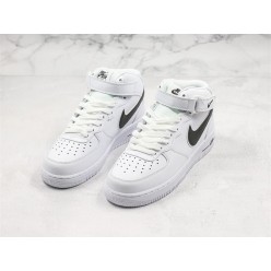 NIKE AIR FORCE 1 MID WHITE BLACK AO2424-101