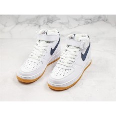 NIKE AIR FORCE 1 MID WHITE NAVY CI0058-100
