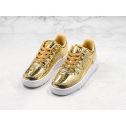 NIKE AIR FORCE 1 LOW METALLIC GOLD CQ6566-700