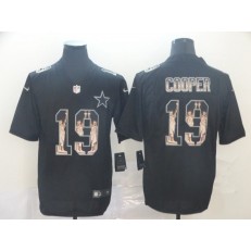 Dallas Cowboys #19 Amari Cooper Black Statue Of Liberty Limited Nike NFL Men Jersey
