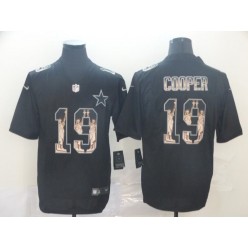 Dallas Cowboys #19 Amari Cooper Black Statue Of Liberty Limited Nike NFL Men Jersey