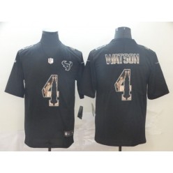 Houston Texans #4 Deshaun Watson Black Statue Of Liberty Limited Nike NFL Men Jersey