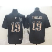 Minnesota Vikings #19 Adam Thielen Black Statue Of Liberty Limited Nike NFL Men Jersey