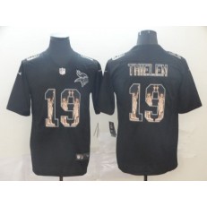 Minnesota Vikings #19 Adam Thielen Black Statue Of Liberty Limited Nike NFL Men Jersey