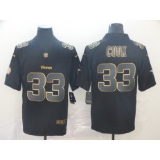 Minnesota Vikings #33 Dalvin Cook Black Gold Vapor Untouchable Limited Nike NFL Men Jersey