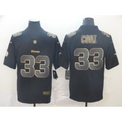 Minnesota Vikings #33 Dalvin Cook Black Gold Vapor Untouchable Limited Nike NFL Men Jersey