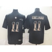 New England Patriots #11 Julian Edelman Black Statue Of Liberty Limited Nike NFL Men Jersey
