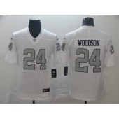 Oakland Raiders #24 Charles Woodson White Color Rush Limited Nike NFL Men Jersey