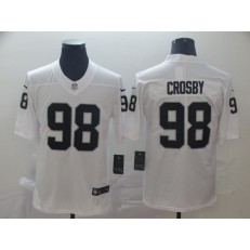 Oakland Raiders #98 Maxx Crosby White Vapor Untouchable Limited Nike NFL Men Jersey