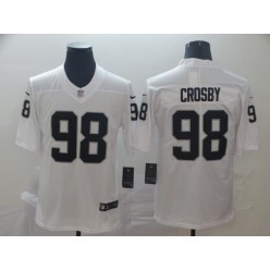 Oakland Raiders #98 Maxx Crosby White Vapor Untouchable Limited Nike NFL Men Jersey
