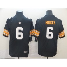 Pittsburgh Steelers #6 Devlin Hodges Black Alternate Vapor Untouchable Limited Nike NFL Men Jersey