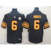 Pittsburgh Steelers #6 Devlin Hodges Black Color Rush Limited Nike NFL Men Jersey