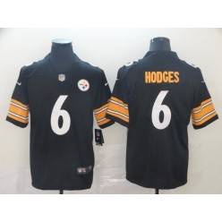 Pittsburgh Steelers# 6 Devlin Hodges Black Vapor Untouchable Limited Nike NFL Men Jersey