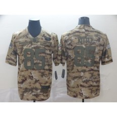 San Francisco 49ers #85 George Kittle 2018 Olive Camo Salute To Service Limited Nike NFL Men Jersey