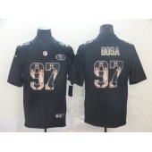 San Francisco 49ers #97 Nick Bosa Black Statue Of Liberty Limited Nike NFL Men Jersey