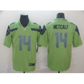 Seattle Seahawks #14 D.K. Metcalf Green Vapor Untouchable Limited Nike NFL Men Jersey