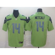 Seattle Seahawks #14 D.K. Metcalf Green Vapor Untouchable Limited Nike NFL Men Jersey